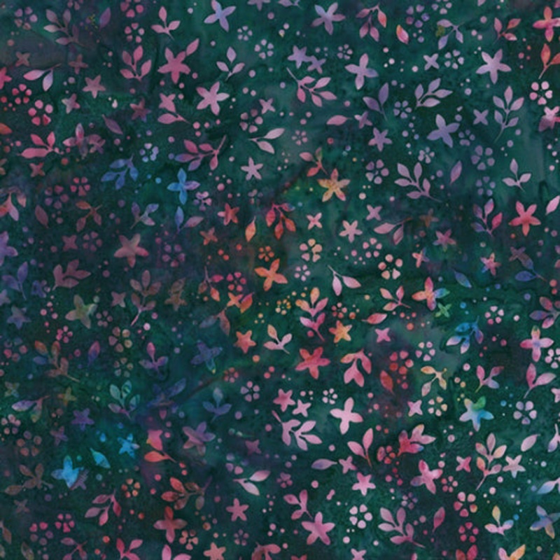 Hoffman Bali Batik Deep Blue Sea U2479 157 Verde Ditsy Dotty By The Yard