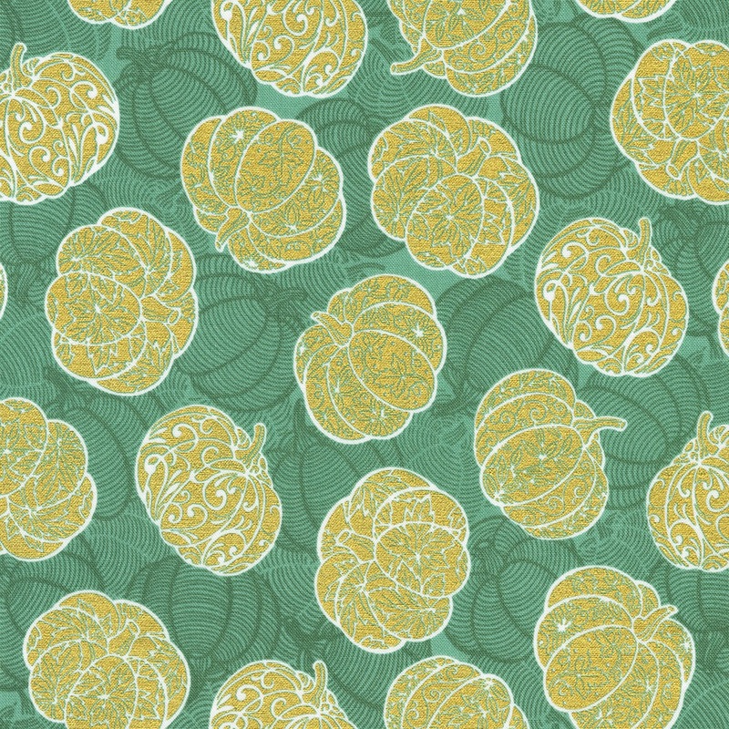 Kaufman Sweet Pumpkin Spice 22324 385 Eucalyptus – PRE-CUT 3 YARDS