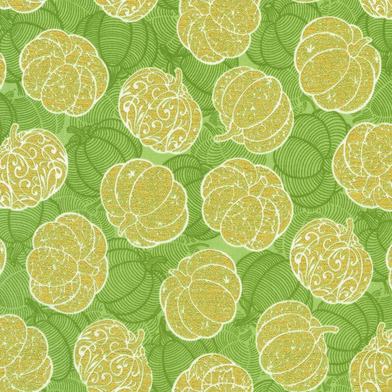 Kaufman Sweet Pumpkin Spice 22324 53 Basil – PRE-CUT 3 YARDS