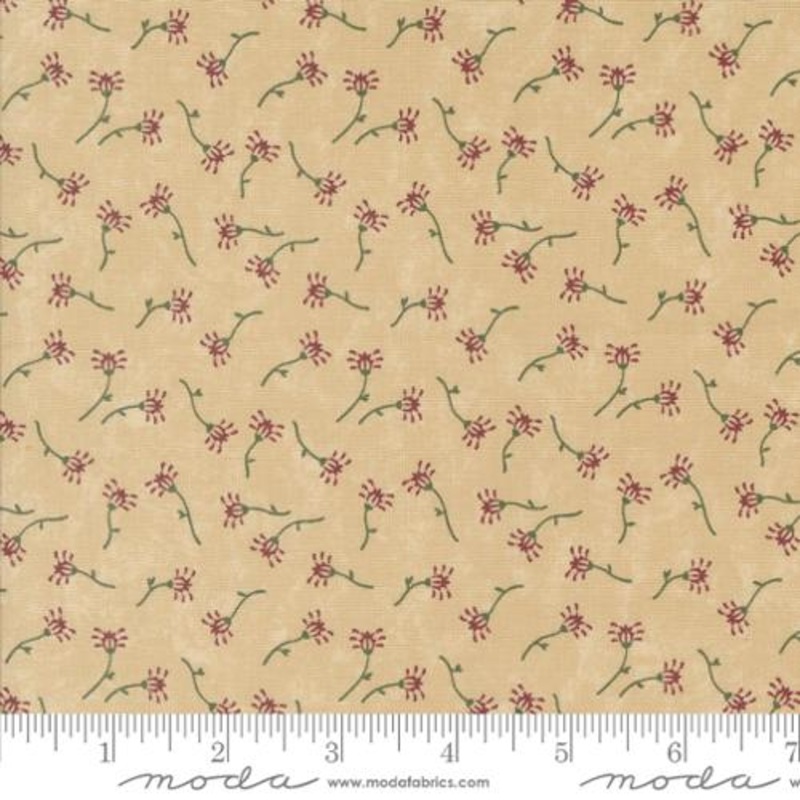 Moda –  Kansas Troubles Quilters – Daisy Lane 9765 11 Dandelion Multi By The Yard