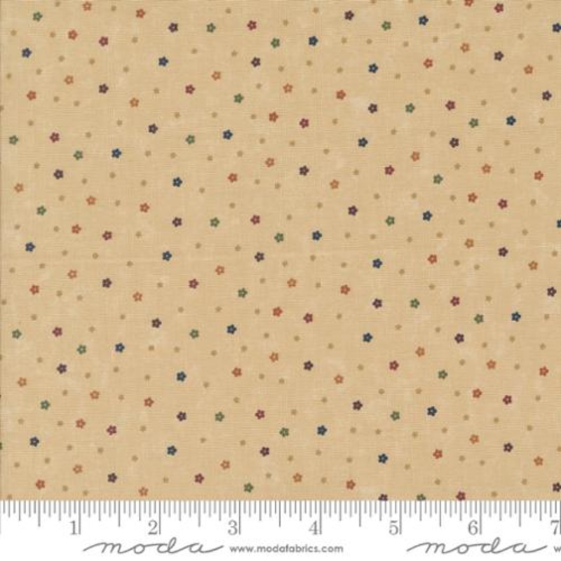 Moda –  Kansas Troubles Quilters – Daisy Lane 9769 11 Dandelion Multi By The Yard
