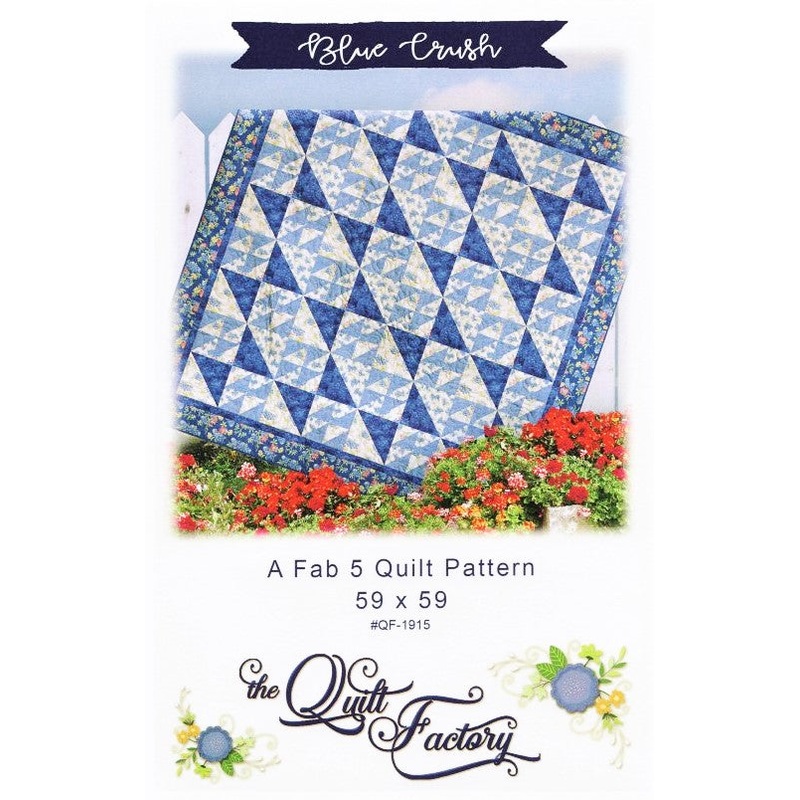 BLUE CRUSH – Quilt Pattern QF-1915 By The Quilt Factory