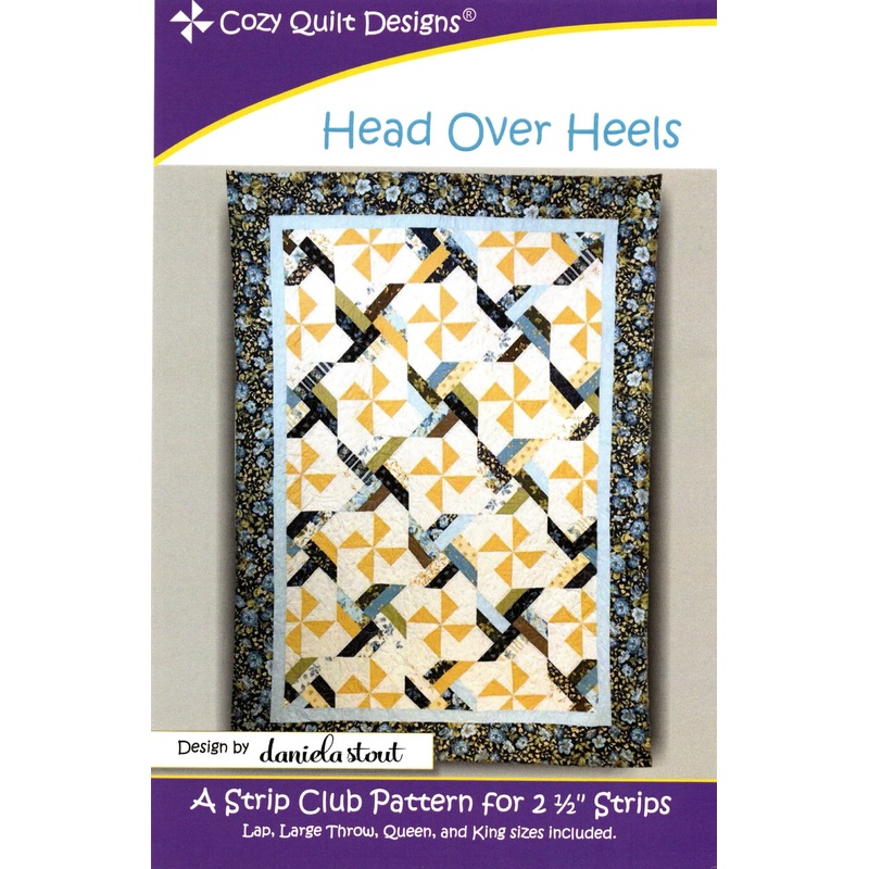 HEAD OVER HEELS – Cozy Quilt Design Pattern