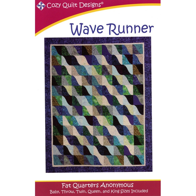 WAVE RUNNER – Cozy Quilt Designs Pattern DIGITAL DOWNLOAD