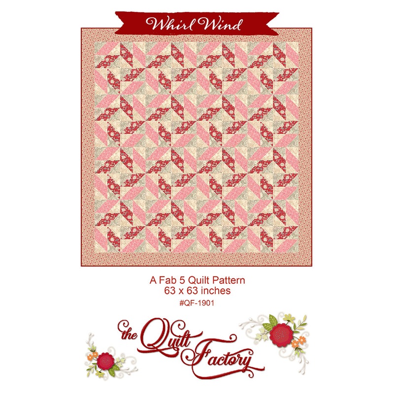 WHIRL WIND – Quilt Pattern QF-1901 By The Quilt Factory
