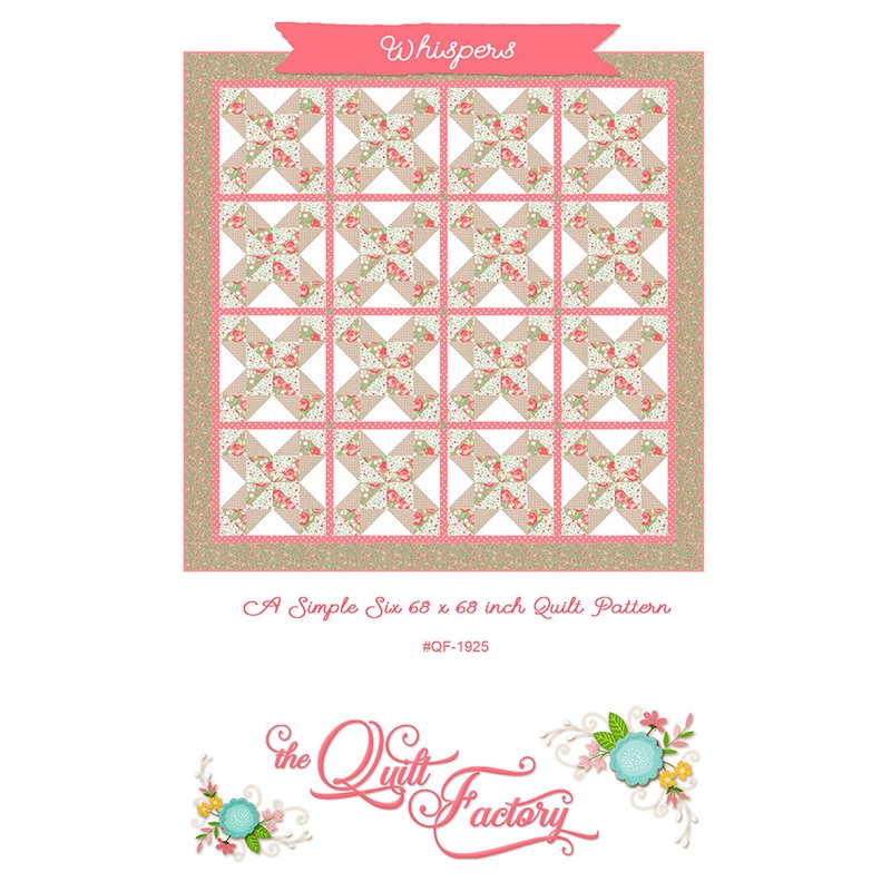 WHISPERS – Quilt Pattern QF-1925 By The Quilt Factory