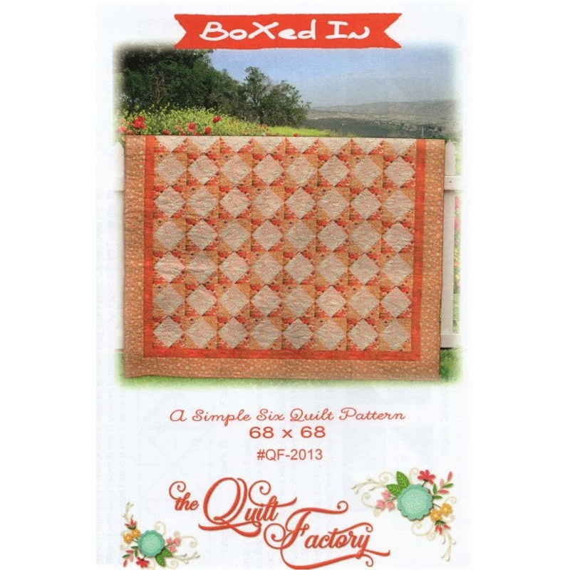 BOXED IN – Quilt Pattern QF-2013 By The Quilt Factory