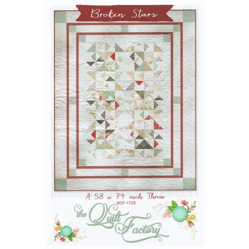 BROKEN STARS – Quilt Pattern QF-1709 By The Quilt Factory