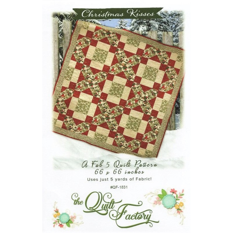 CHRISTMAS KISSES – Quilt Pattern QF-1831 By The Quilt Factory