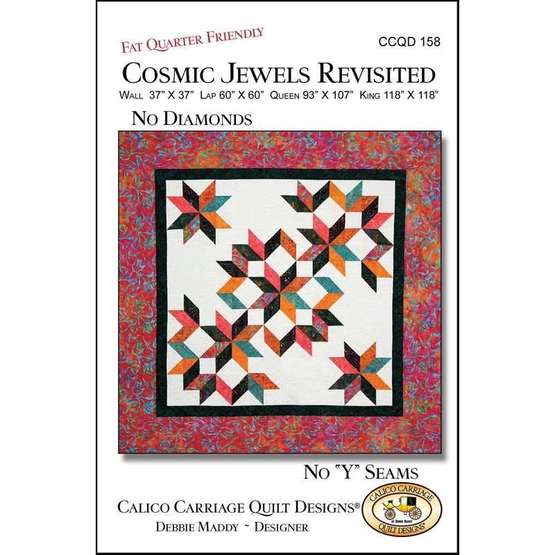 COSMIC JEWELS REVISITED – Calico Carriage Quilt Designs Pattern CCQD158 DIGITAL DOWNLOAD