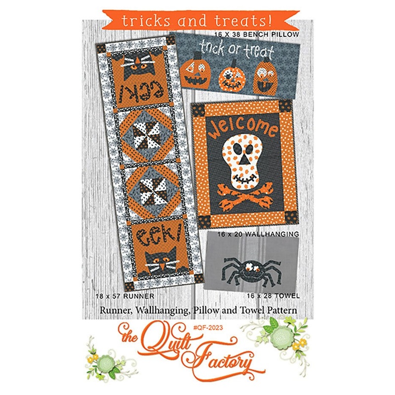 TRICKS AND TREATS – Quilt Pattern QF-2023 By The Quilt Factory