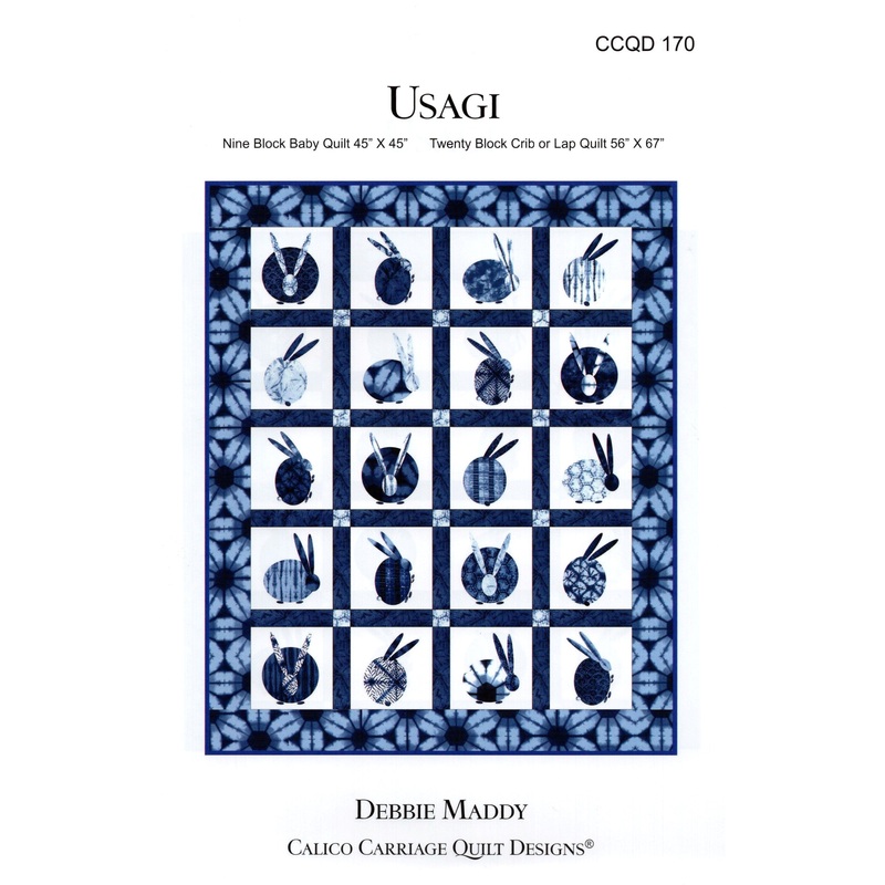 USAGI – Calico Carriage Quilt Designs Pattern CCQD170 DIGITAL DOWNLOAD