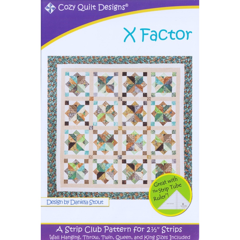 X Factor – Cozy Quilt Designs Pattern DIGITAL DOWNLOAD