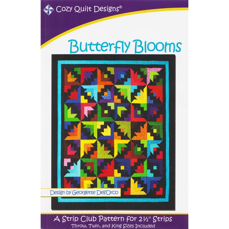 BUTTERFLY BLOOMS – Cozy Quilt Designs Pattern