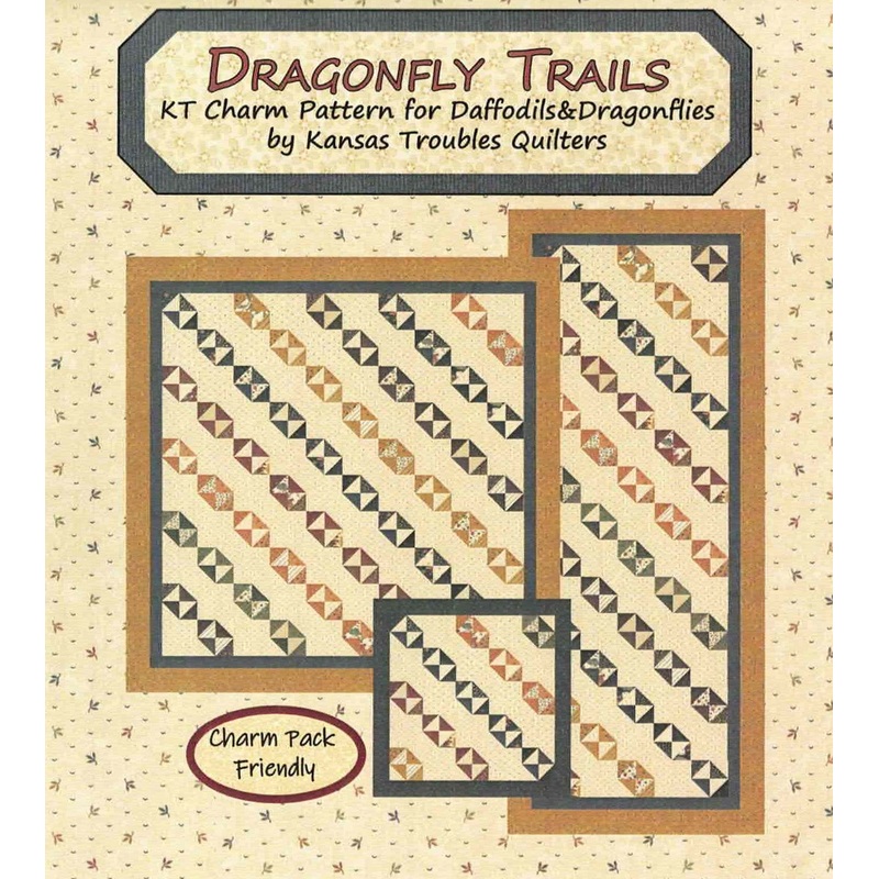 DRAGONFLY TRAILS – Kansas Troubles Quilters’ Pattern KT 55147