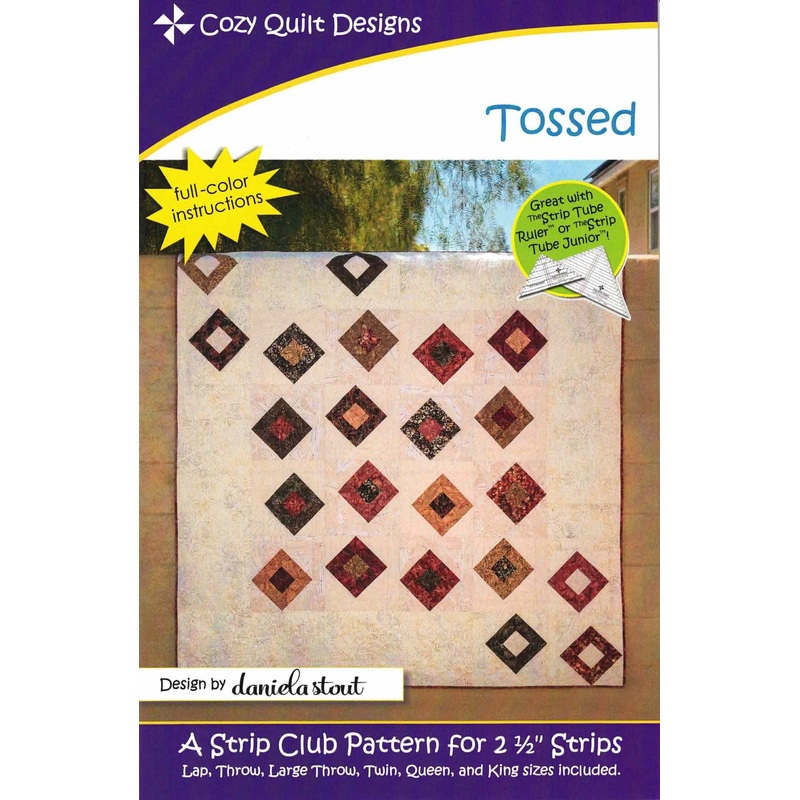 TOSSED – Cozy Quilt Designs Pattern DIGITAL DOWNLOAD