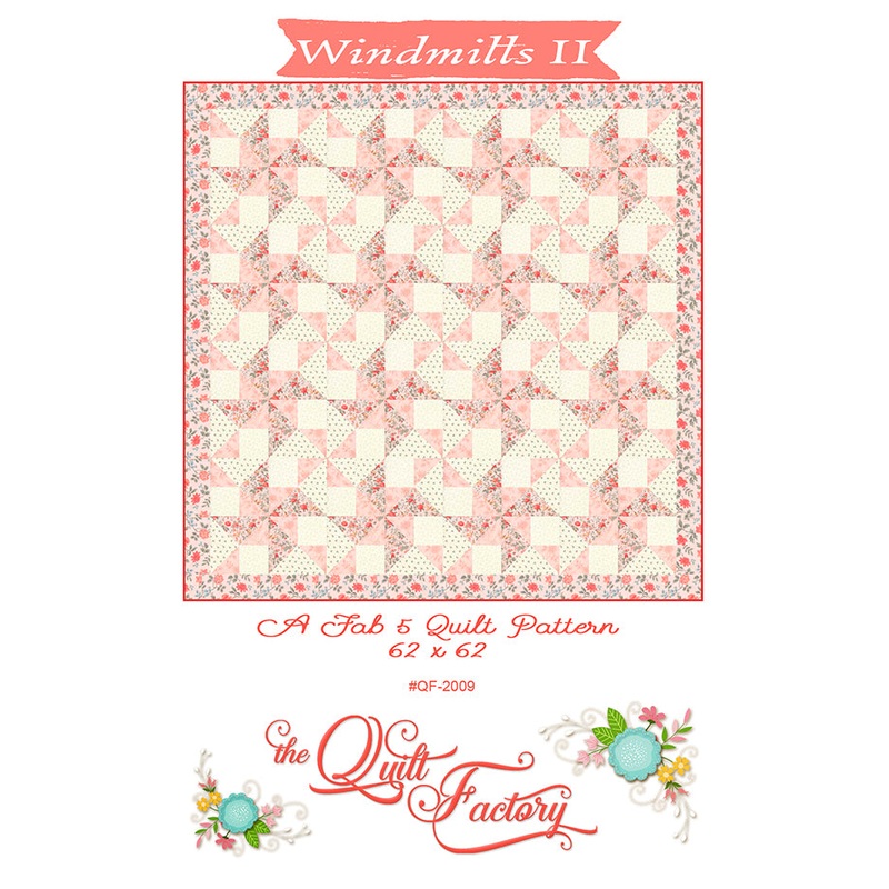 WINDMILLS II – Quilt Pattern QF-2009 By The Quilt Factory
