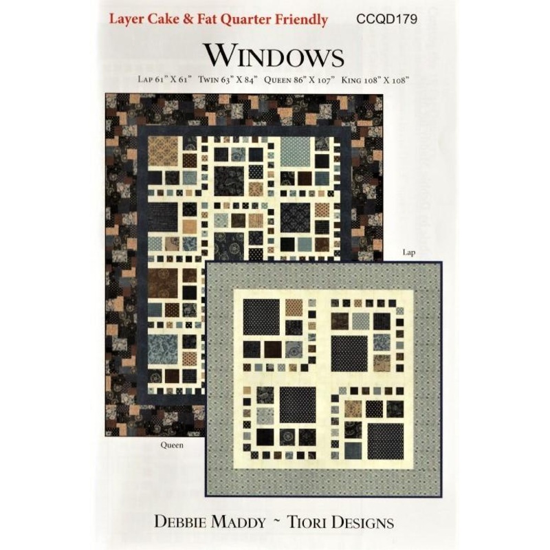 WINDOWS – Calico Carriage Quilt Designs Pattern CCQD179 DIGITAL DOWNLOAD