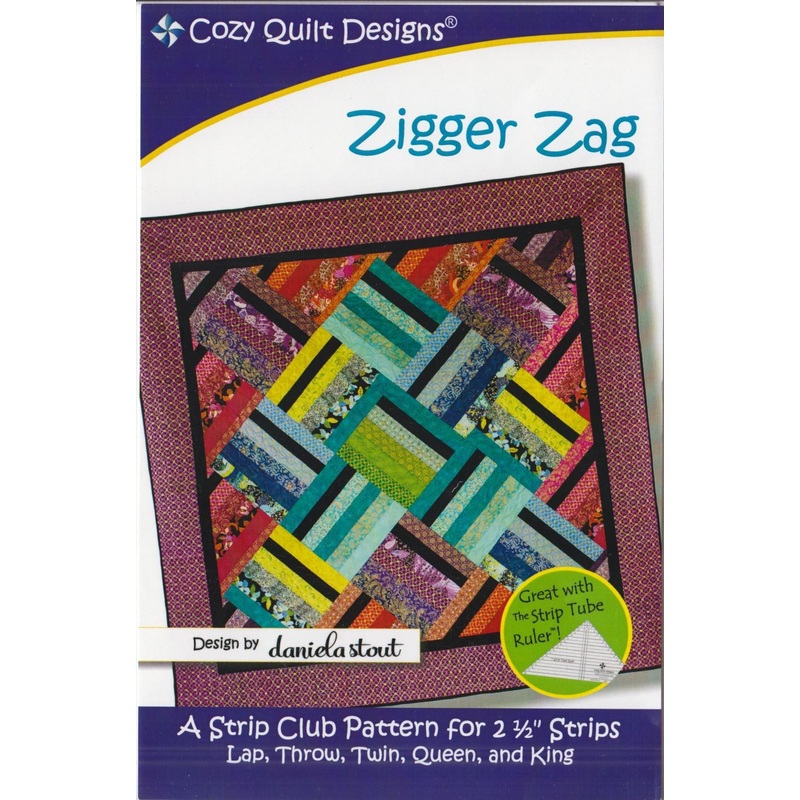 ZIGGER ZAG – Cozy Quilt Designs Pattern DIGITAL DOWNLOAD