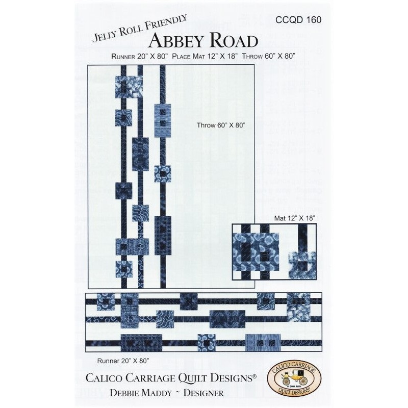 ABBEY ROAD – Calico Carriage Quilt Designs Pattern CCQD160.