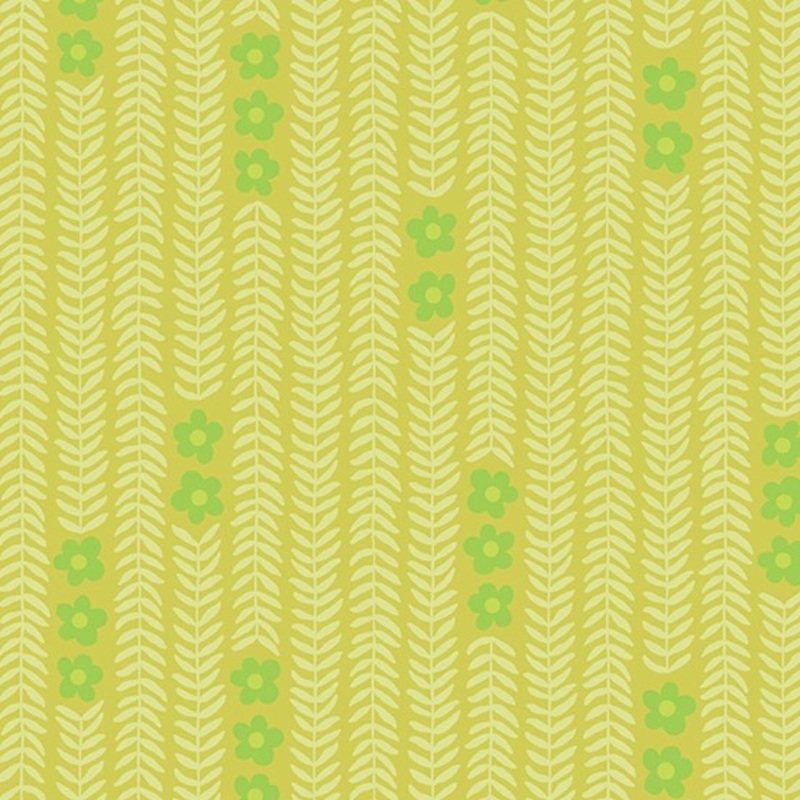 Andover Moonlit Garden 512 Y Citron Garland By The Yard