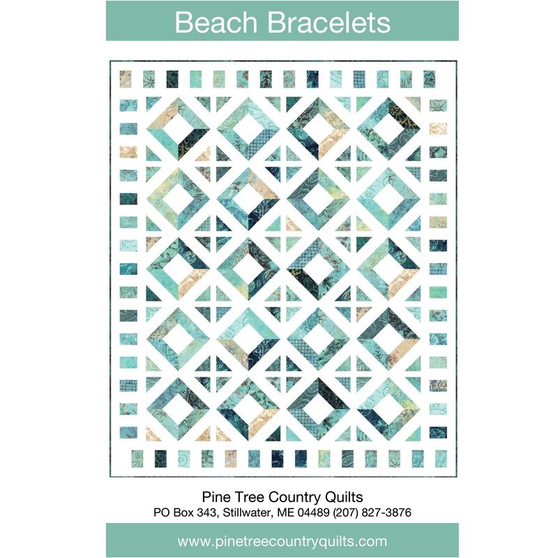 BEACH BRACELETS – Pine Tree Country Quilts Pattern – DIGITAL DOWNLOAD