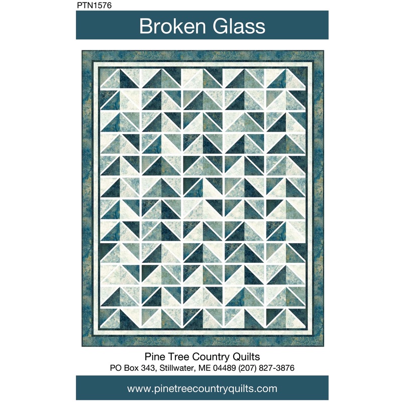 BROKEN GLASS – Pine Tree Country Quilts Pattern – DIGITAL DOWNLOAD
