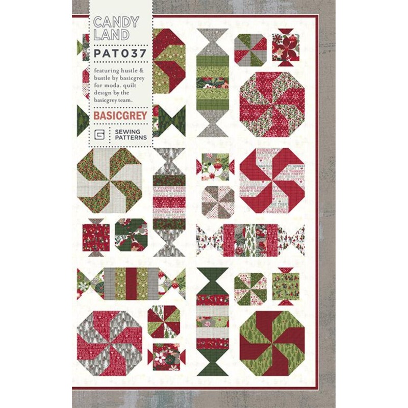 CANDY LAND – BASICGREY Quilt Pattern 037 DIGITAL DOWNLOAD