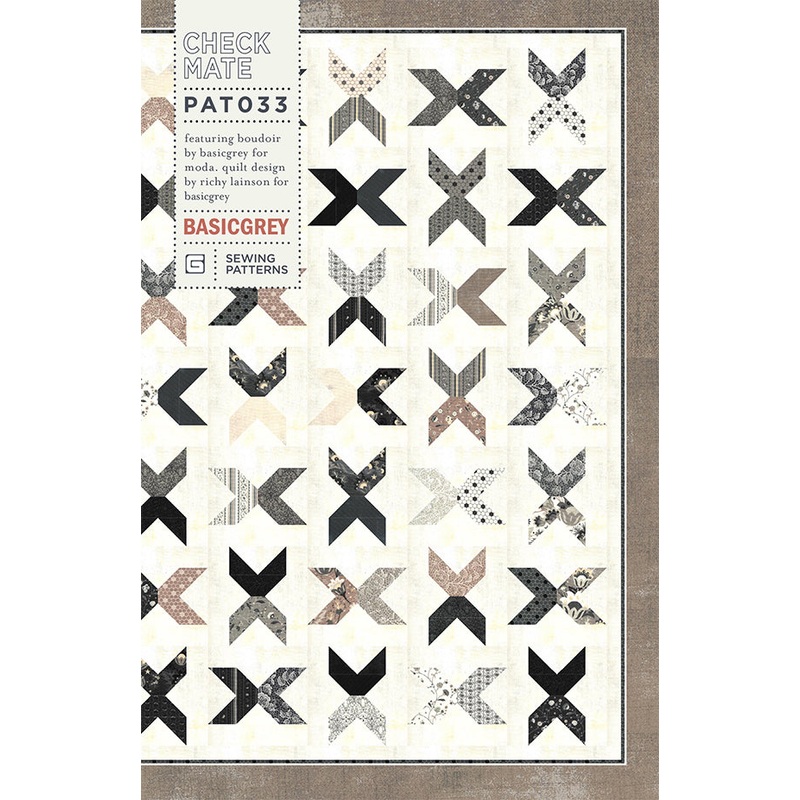 CHECK MATE – BASICGREY Quilt Pattern 033