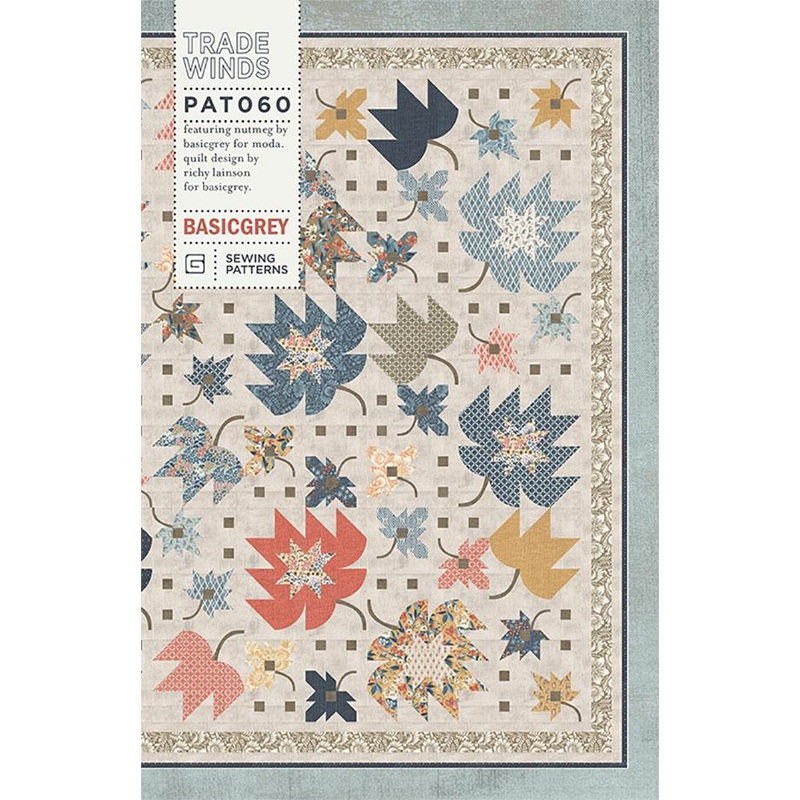 TRADE WINDS – BASICGREY Quilt Pattern 060 DIGITAL DOWNLOAD