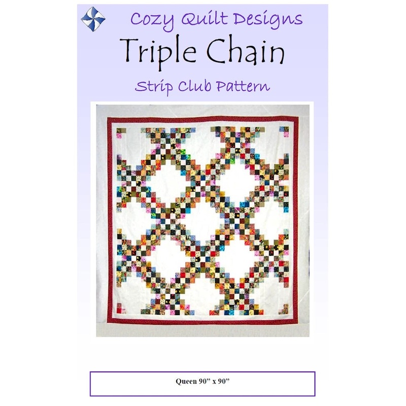 TRIPLE CHAIN – Cozy Quilt Designs Pattern DIGITAL DOWNLOAD