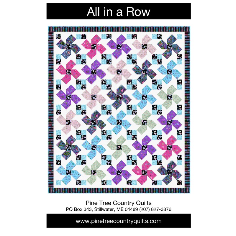 ALL IN A ROW – Pine Tree Country Quilts Pattern – DIGITAL DOWNLOAD