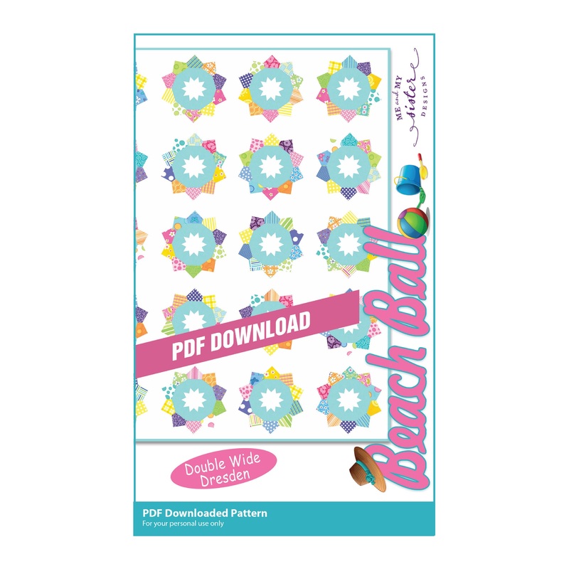 BEACH BALL – Me & My Sister Designs Pattern DIGITAL DOWNLOAD