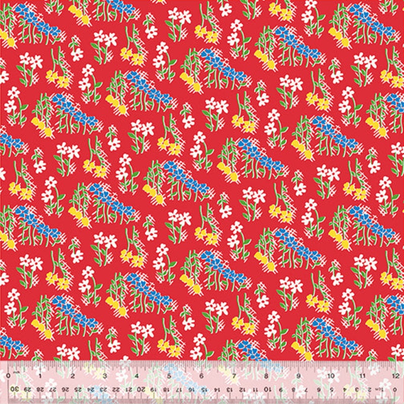 Windham Garden Party 53976 1 Flower Field Red By The Yard