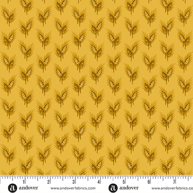 Andover Gathering 1063 Y Yellow Wheat By The Yard