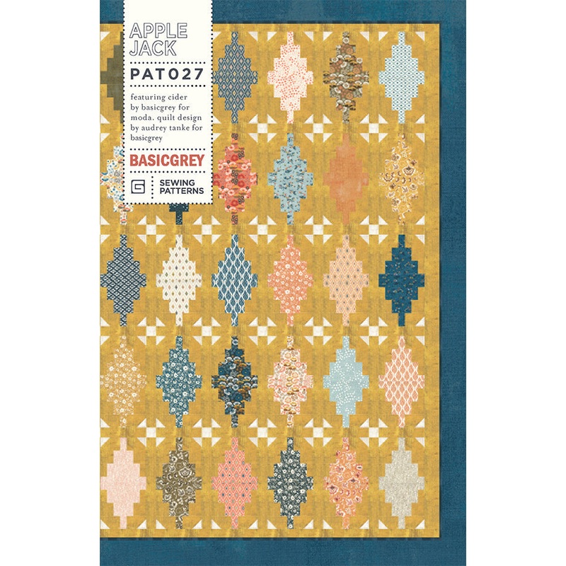 APPLE JACK – BASICGREY Quilt Pattern 027 DIGITAL DOWNLOAD