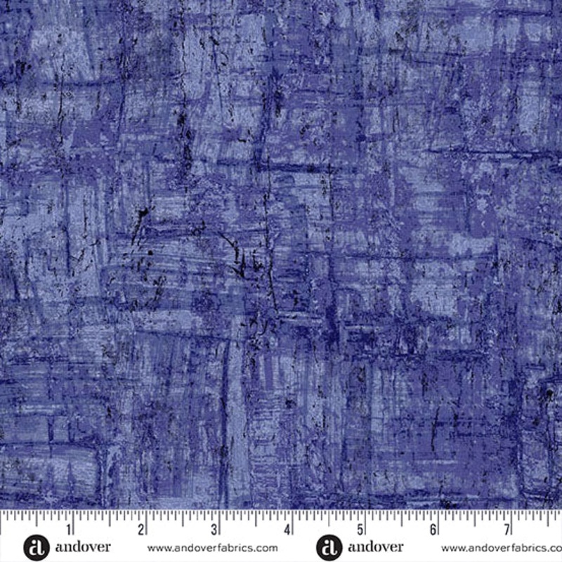 Andover Nitty Gritty By  1434 B2 indigo By The Yard