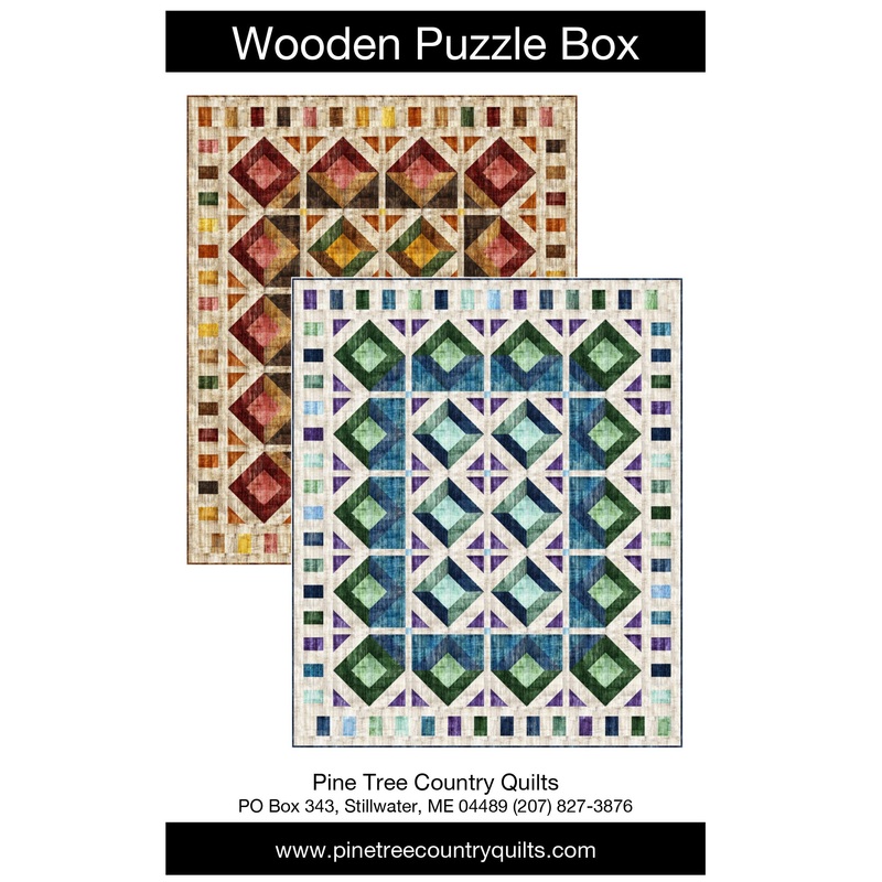 WOODEN PUZZLE BOX – Pine Tree Country Quilts Pattern – DIGITAL DOWNLOAD
