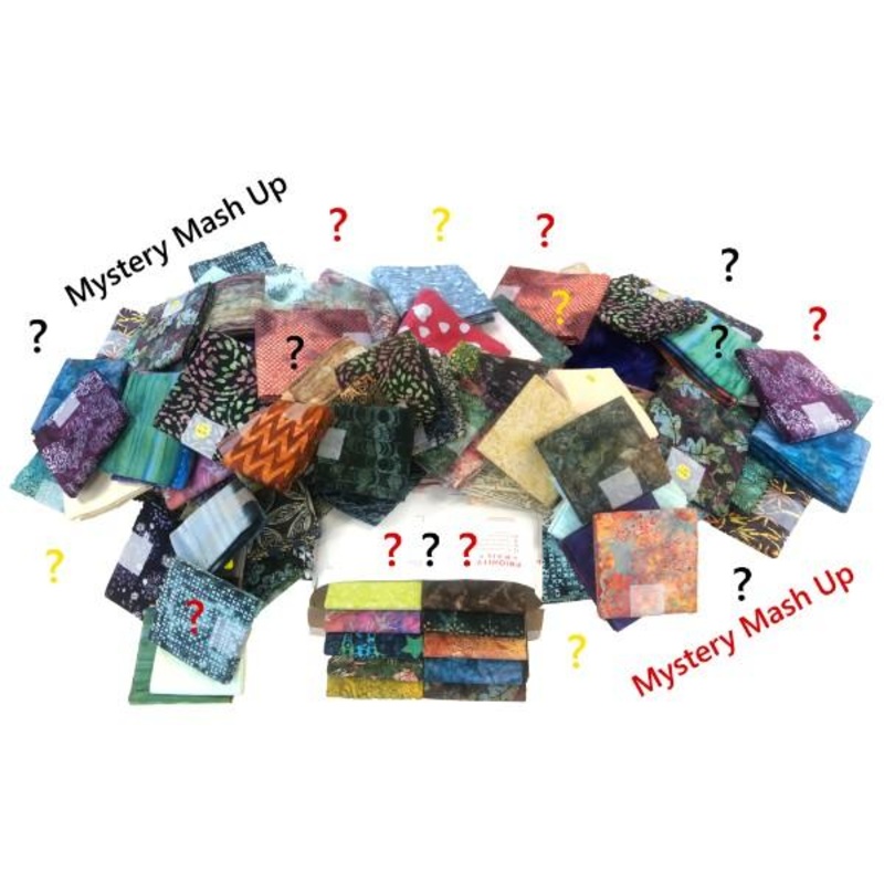 * Mystery Half-Yard Mix Up – 12 Pre-Cut Half Yards – All Batiks!!!