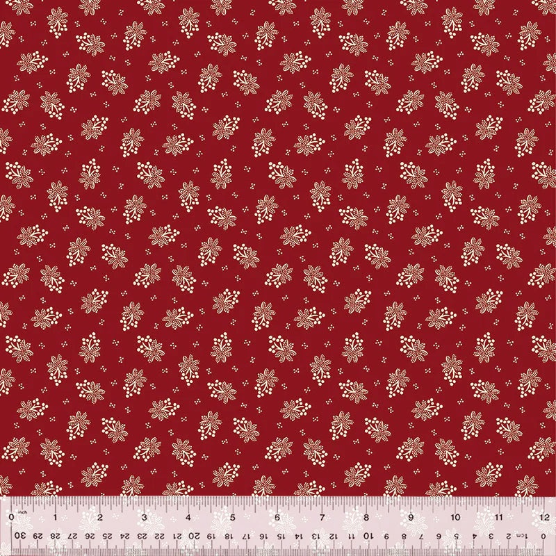 Windham Circa: Turkey Red 54734 1 Turkey Red Bouquet By The Yard