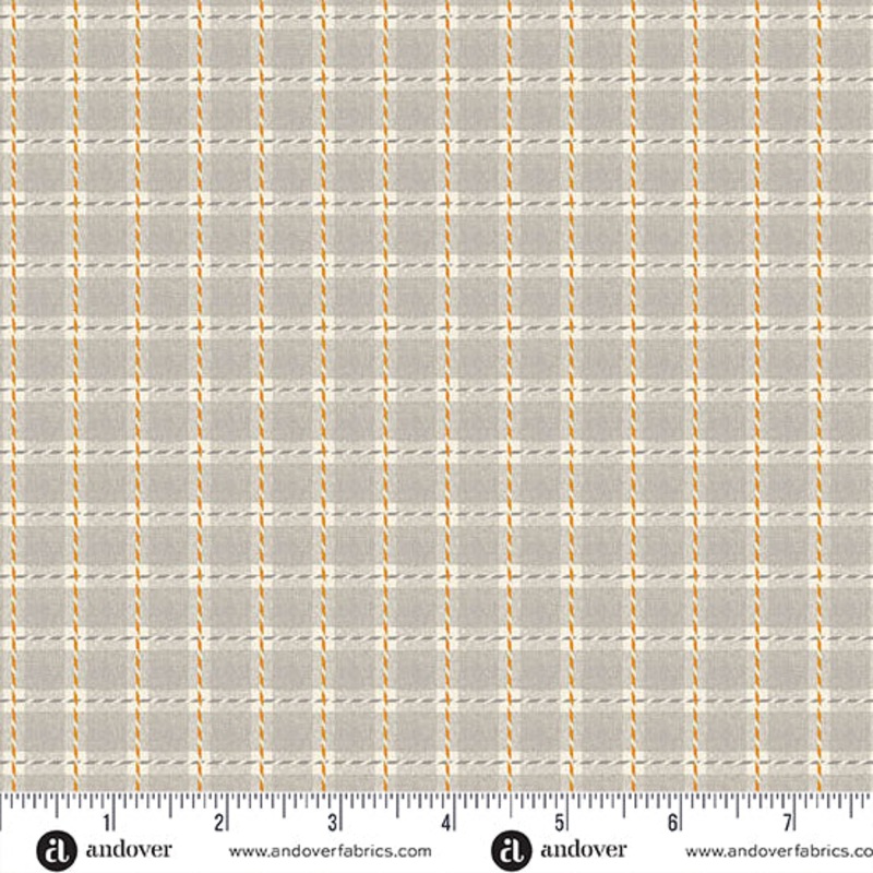 Andover Midnight Moon 1534 C Soft Gray Baker’s Twine By The Yard