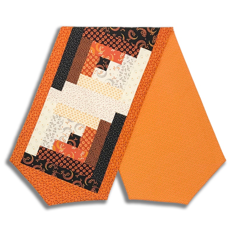 Andover Pre-Cut Log Cabin Table Runner Kit – Midnight Moon