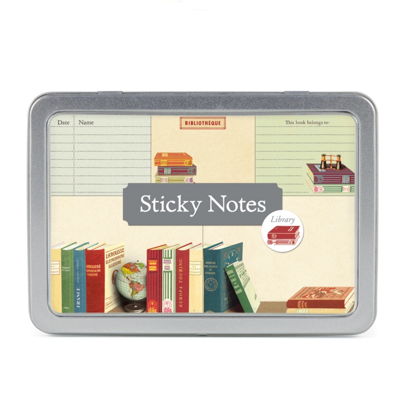 Library Books Sticky Notes