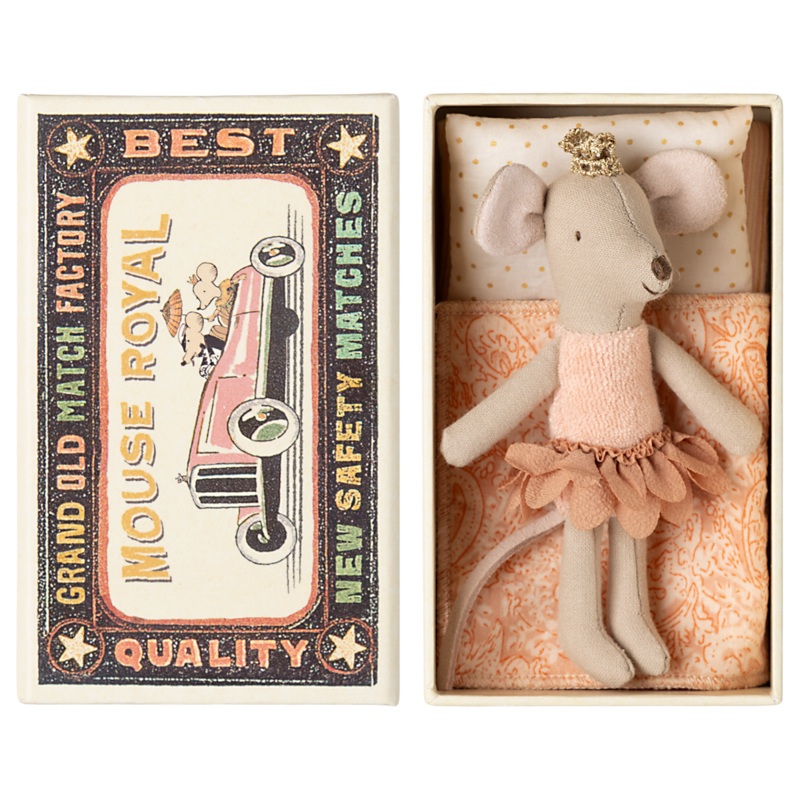 Little Sister Princess Mouse in Matchbox