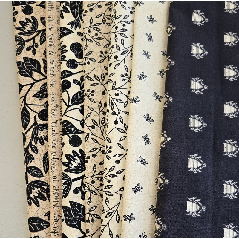 Matt’s Mystery Bundles –  5.742 yards – Bloom & Grow- Assorted Remnants