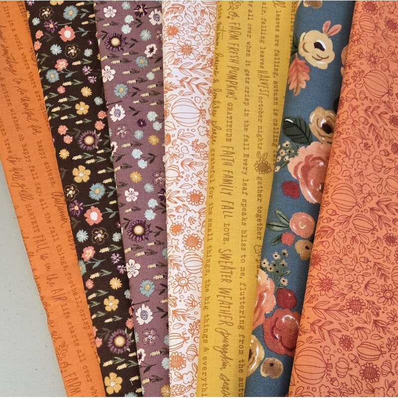 Matt’s Mystery Bundles –  6.438 yards -Awesome Autumn- Assorted Remnants