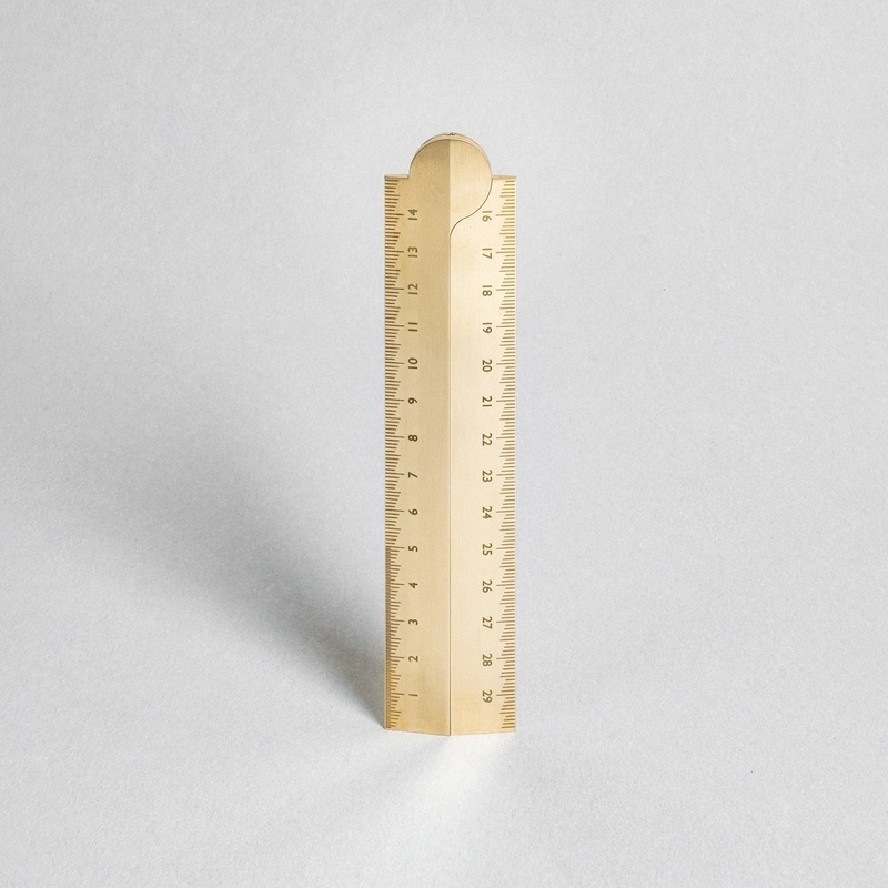 STRIA – Solid Brass Folding Ruler