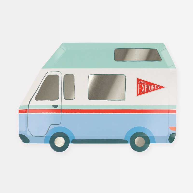 Camping Adventure Camper Van Plates