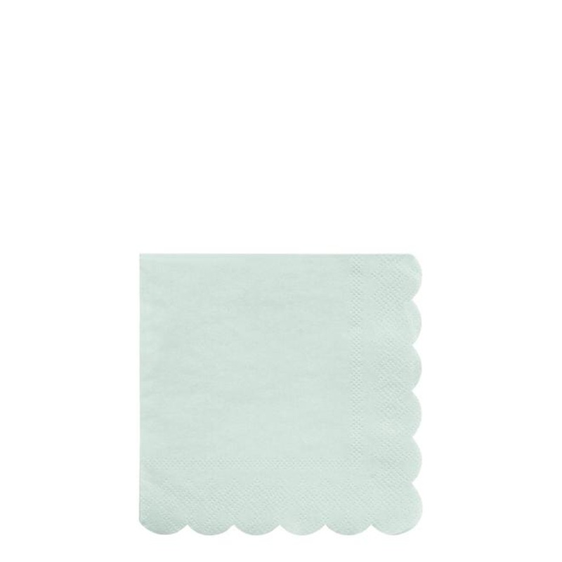 Pale Mint Paper Napkins|Small|Large