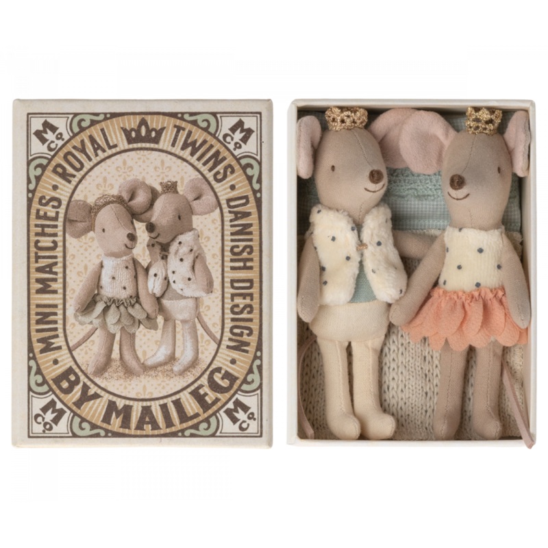 Royal Twins, Little Sister and Brother in Matchbox